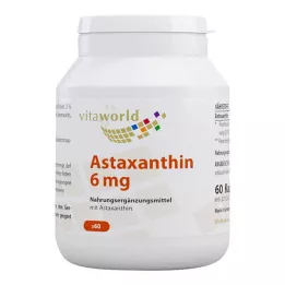 ASTAXANTHIN 6 mg kapslid, 60 tk