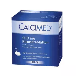 CALCIMED 500 mg kihisevad tabletid, 40 tk