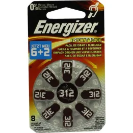 Energizer kuuldeaparaadi patarei 312, 8 tk