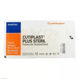 CUTIPLAST Pluss steriilne 7,8x15 cm side, 1 tk
