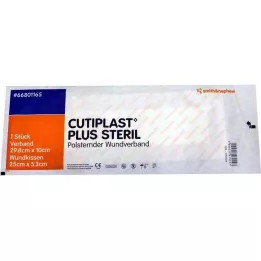 CUTIPLAST Pluss steriilne 10x29,8 cm side, 1 tk
