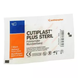 CUTIPLAST Pluss steriilne 5x7 cm side, 1 tk