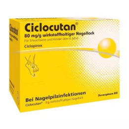CICLOCUTAN 80 mg/g aktiivset küünelakki, 3 g