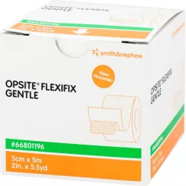 OPSITE Flexifix Gentle 5 cmx5 m side, 1 tk