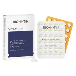 BIO-H-TIN Vitamiin H 5 mg 4 kuud tabletid, 60 tk