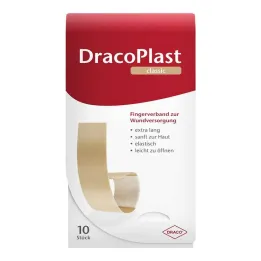 Dracoplast Fingerstribs 2x12cm elastne, 10 tk