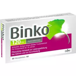 BINKO 120 mg kilega kaetud tabletid, 30 tk