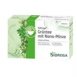 SIDROGA Wellness roheline tee koos. Nana Mint Filter., 20 X 1,5 g