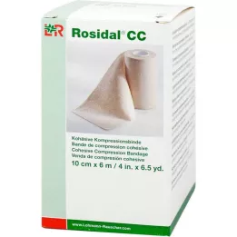 ROSIDAL CC kohesiiv kompressioonside 10 cmx6 m, 1 tk
