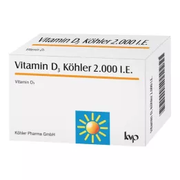 VITAMIN D3 KÖHLER 2000 RÜ kapslid, 120 tk
