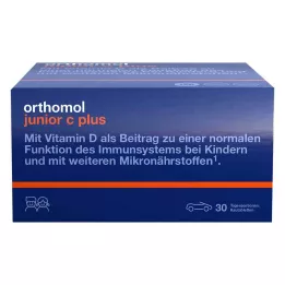 ORTHOMOL Junior C plus närimistabletid Mandariin/Apelsin, 30 tk