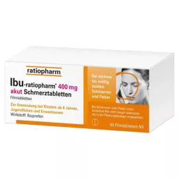IBU-RATIOPHARM 400 mg ägeda valu tabletid, õhukese polümeerikattega tabletid, 50 tk