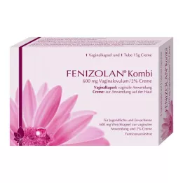 FENIZOLAN Combi 600 mg vaginaalne munarakk + 2% kreem, 1 P