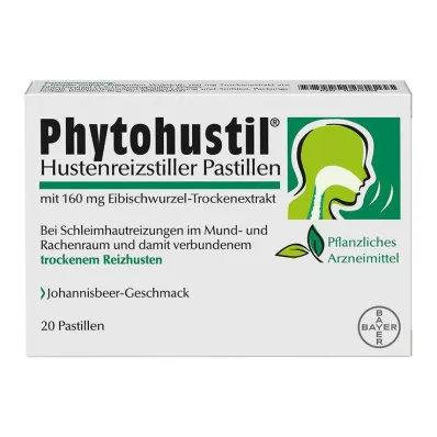PHYTOHUSTIL Köha pärssivad pastillid, 20 tk