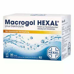 MACROGOL HEXAL pluss elektrolüüdid Plv.z.H.e.L.z.E., 30 tk
