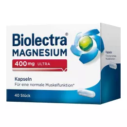 BIOLECTRA Magneesium 400 mg ultrakapslid, 40 tk