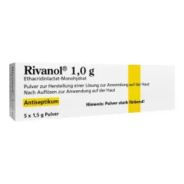 Rivanol 1,0 g pulber, 5 tk