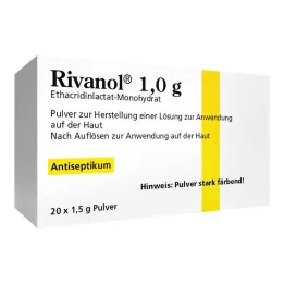 Rivanol 1,0 g pulber, 20 tk