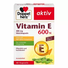 DOPPELHERZ E -vitamiin E 600 N pehmed kapslid, 40 tk