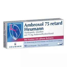 AMBROXOL 75 retard Heumanni kapslit, 10 tk