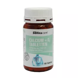 Sovita Hooldus Calcium + D3 tabletid, 100 tk