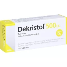 DEKRISTOL 500, st tabletid, 100 tk