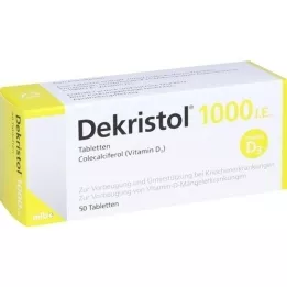 DEKRISTOL 1000, st tabletid, 50 tk