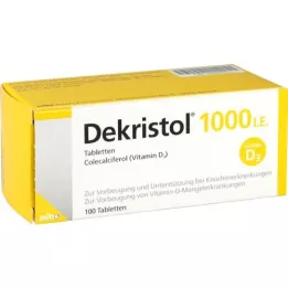 DEKRISTOL 1000, st tabletid, 100 tk