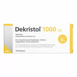 DEKRISTOL 1000 RÜ tabletid, 100 tk