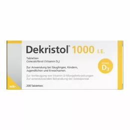 DEKRISTOL 1000 RÜ tabletid, 200 tk