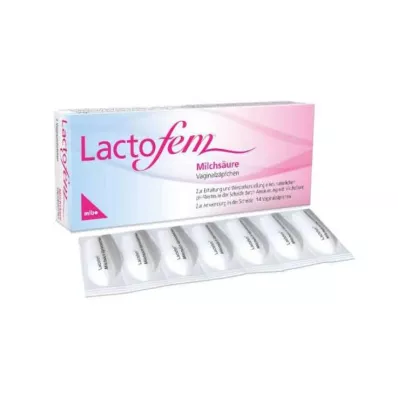 LACTOFEM Piimhappega vaginaalsed ravimküünlad, 14 tk LACTOFEM Piimhappega vaginaalsed ravimküünlad, 14 tk
