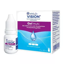 HYLO-VISION Geelsed mitme silmatilgad, 2X10 ml