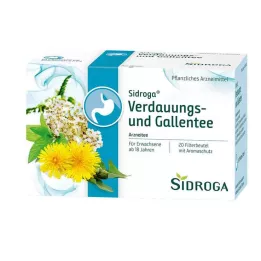 SIDROGA Seedetrakti ja sapiteede teefiltri kotid, 20X2,0 g