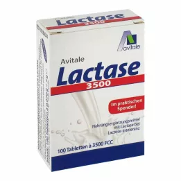 LACTASE 3500 FCC tabletti klikijaoturis, 100 tk