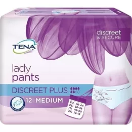 Tena Lady püksid diskreetne pluss keskmise, 12 tk