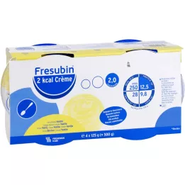 FRESUBIN 2 kcal vaniljekreem tassis, 4X125 g