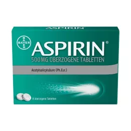 ASPIRIN 500 mg kaetud tabletid, 8 tk