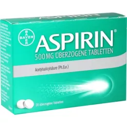 Aspirin 500 mg kaetud tabletid, 20 tk