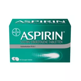 ASPIRIN 500 mg kaetud tabletid, 80 tk