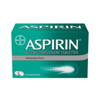 ASPIRIN 500 mg kaetud tabletid, 80 tk ASPIRIN 500 mg kaetud tabletid, 80 tk