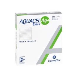 Aquacel Ag + Extra 10x10 cm kompressid, 10 tk