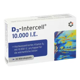 D3-INTERCELL 10 000 IU kapslid, 30 tk