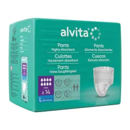 Alvita Inkontinentsipüksid suured, 14 tk