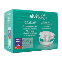 Alvita kõik-ühes Maxi Med Night inkontinentsi püksid, 20 tk