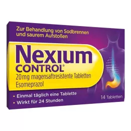 NEXIUM Kontroll 20 mg gastroresistentsed tabletid, 14 tk