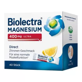 BIOLECTRA Magneesium 400 mg ultra Direct Lemon, 40 tk