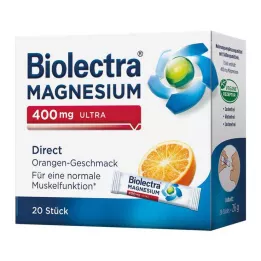 BIOLECTRA Magneesium 400 mg ultra Direct Orange, 20 tk