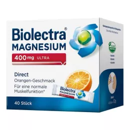 BIOLECTRA Magneesium 400 mg ultra Direct Orange, 40 tk