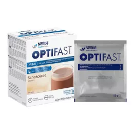 OPTIFAST kodujook Šokolaadipulber, 8X55 g