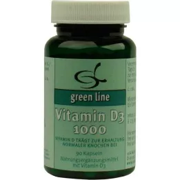 VITAMIN D3 1000 kapslit, 90 tk